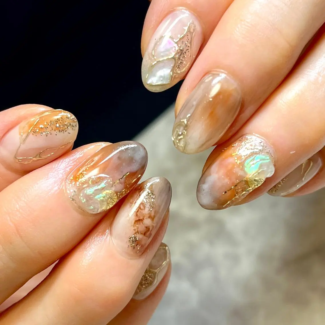 ネイル ニュアンスネイル ハンドネイル Nail Rinonのネイルデザイン