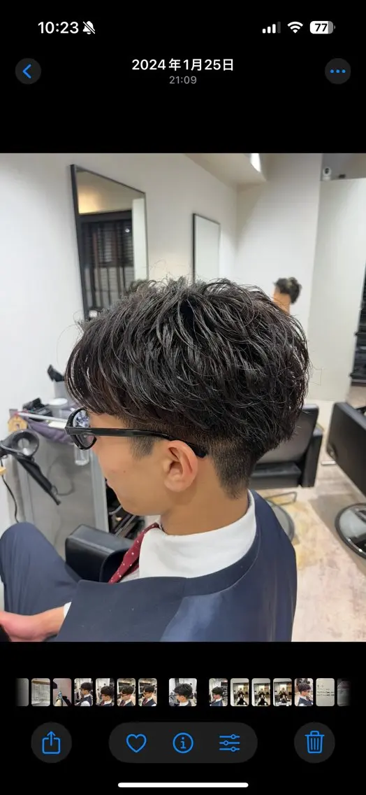 パーマ メンズ メンズパーマ×カラー ×新宿　　裕世のヘアスタイル