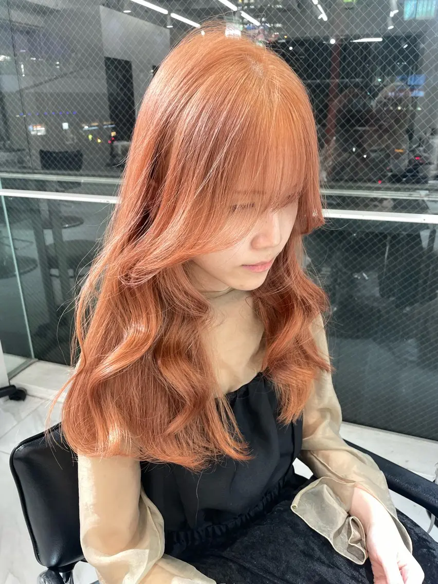 ミディアム ヘアカラー 渋谷美容師 yuiのヘアスタイル