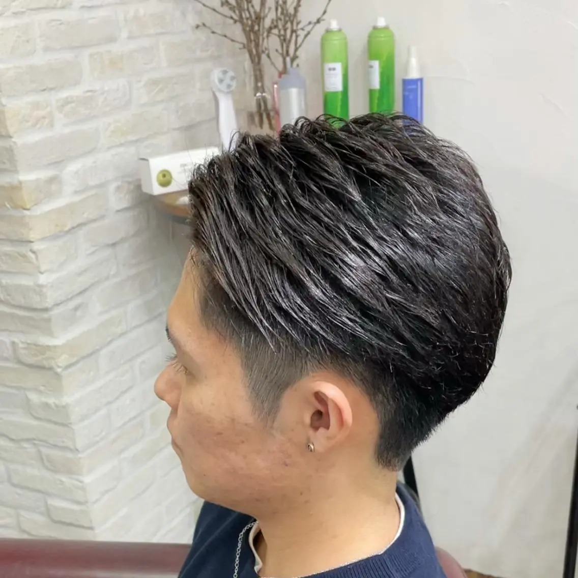メンズ ビジネス カット ヘッドスパ Soleria 田中慎一のヘアスタイル