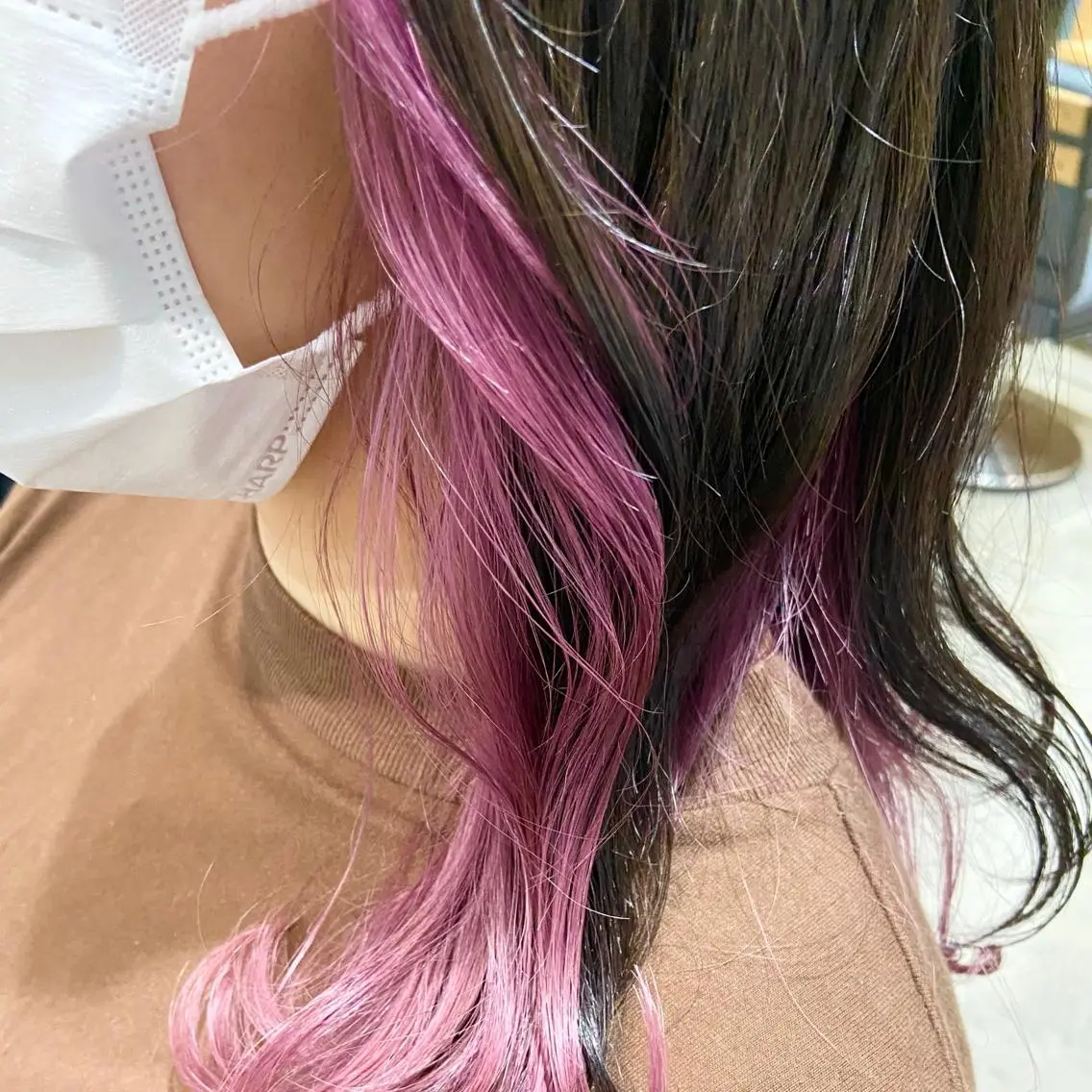 ミディアム カラー ピンクカラー ヘアカラー 🌷レイヤーカット/ フルキシオリ🌷のヘアスタイル