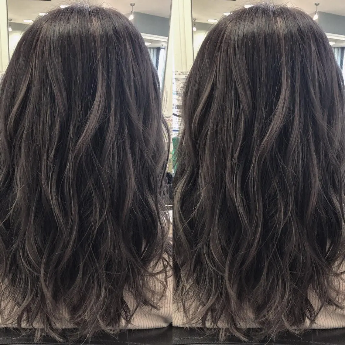セミロング カラー box  mico. mutsumiのヘアスタイル