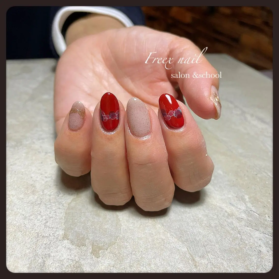 ネイル ハンドネイル ハンドケア freex nail /ニュアンス/個性派のネイルデザイン