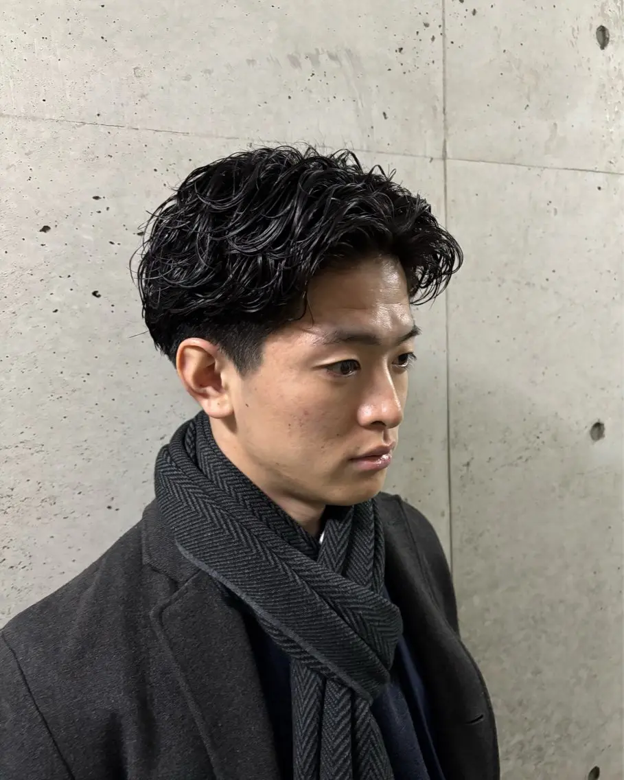 ショート パーマ メンズ カット パーマ 💈メンズ特化💈 テッペイのヘアスタイル