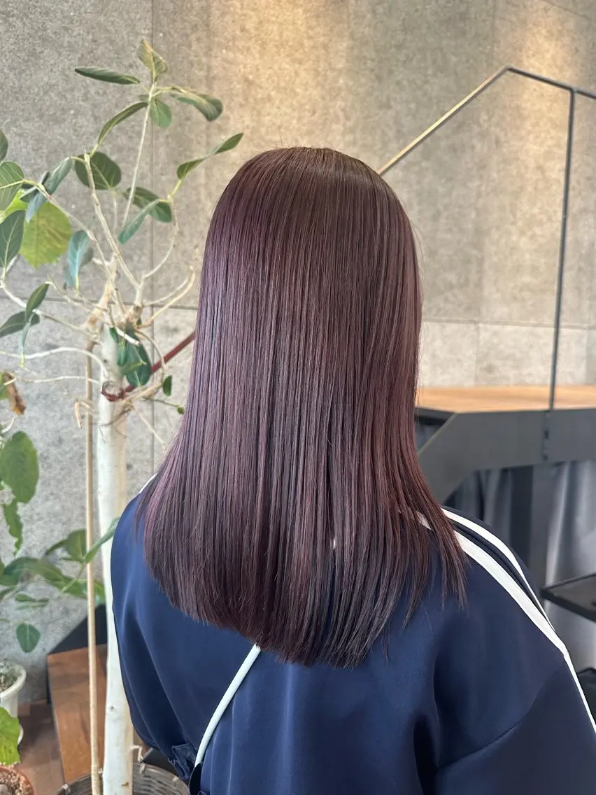 【🌸5月限定新規クーポン56%off🌸】前髪カット+透明感カラー+ウォータートリートメント#韓国の写真