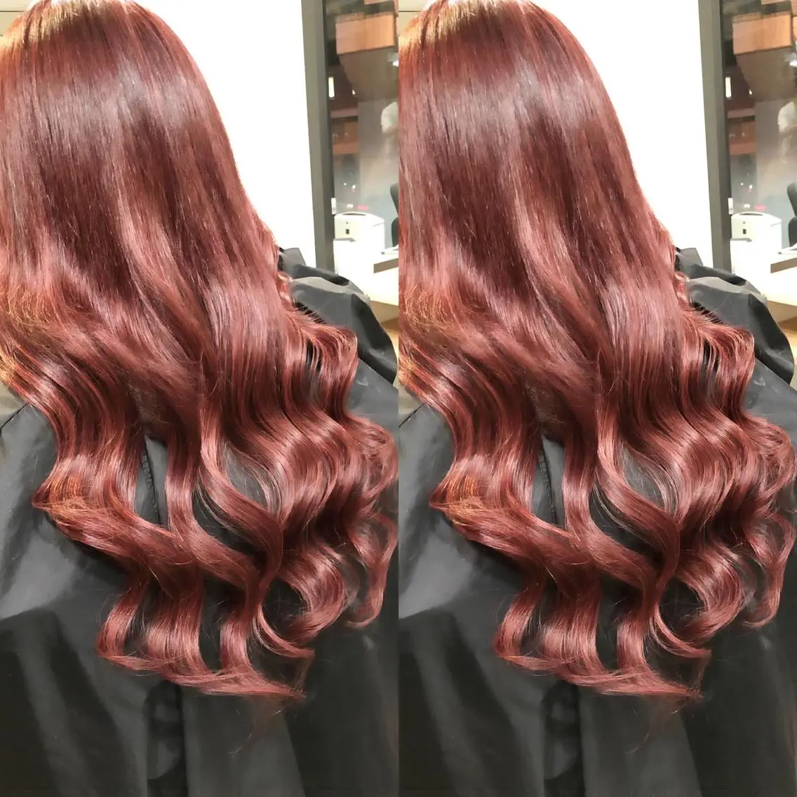 ロング カラー ヘアアレンジ シールエクステ ブラウンカラー ピンクカラー ピンクブラウン エクステ カット ヘアカラー トリートメント レイヤー/エクステ alpha下妻のヘアスタイル