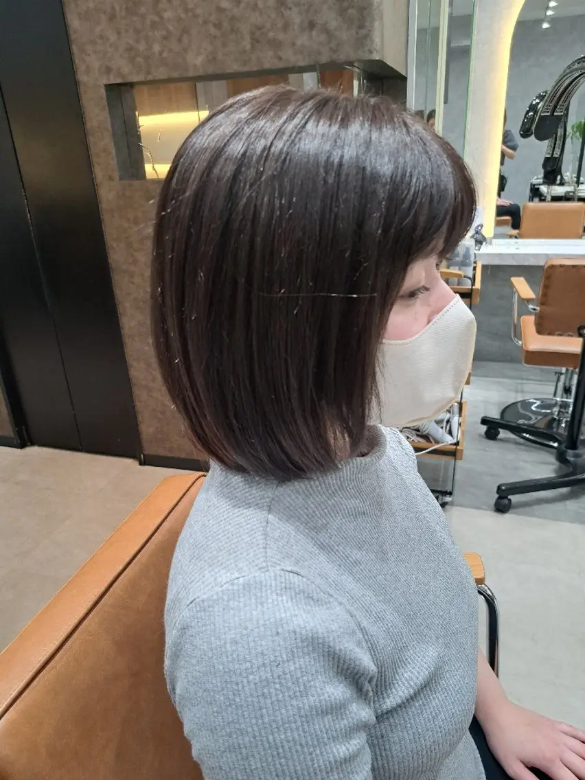 ミディアム ボブ 関口 知佳のヘアスタイル