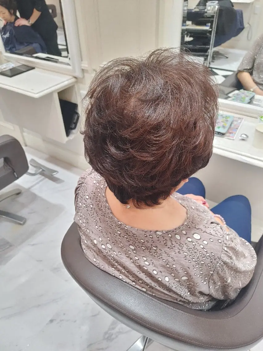 ショート カラー トリートメント カット パーマ トリートメント 中村 裕昭のヘアスタイル