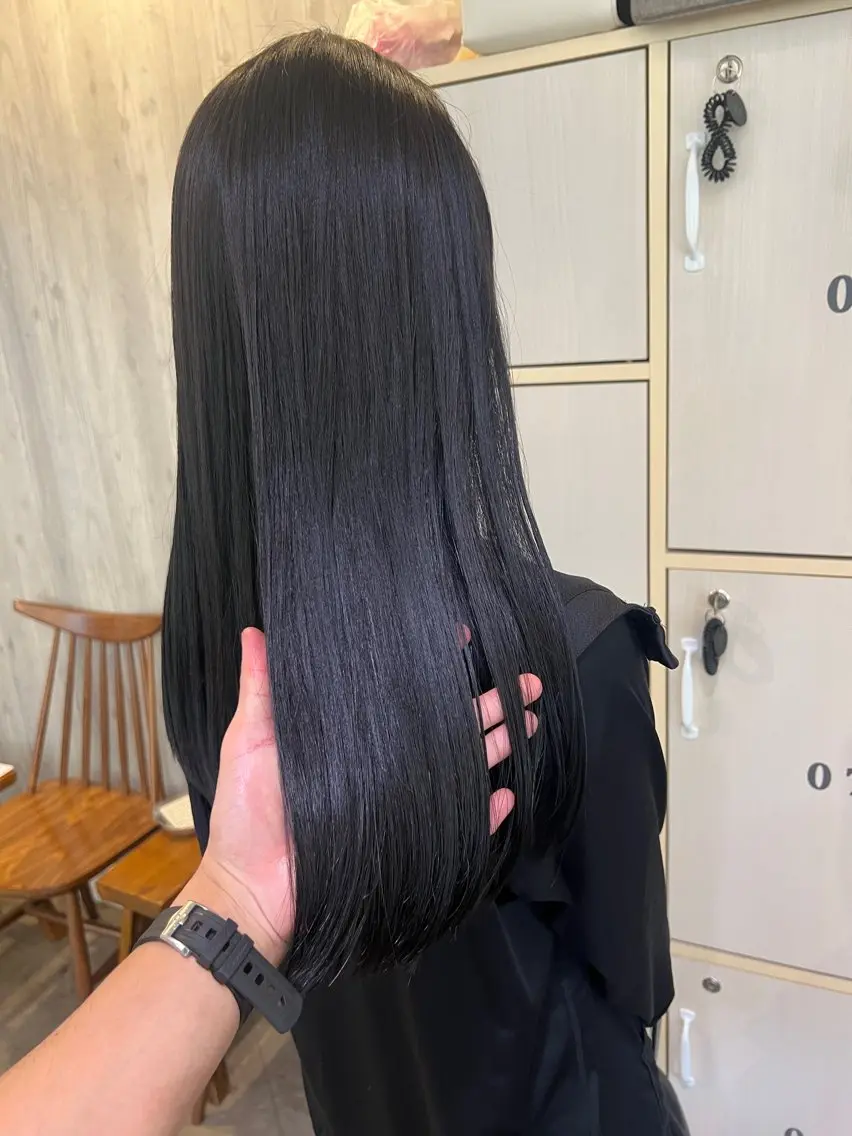 ロング ヘアカラー トリートメント 舘野 太嘉宏のヘアスタイル