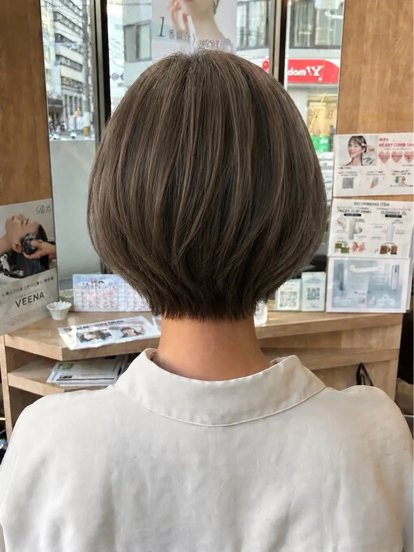 ショート カット ヘアカラー 透明感カラー💎✨/ 西中/KUREAのヘアスタイル