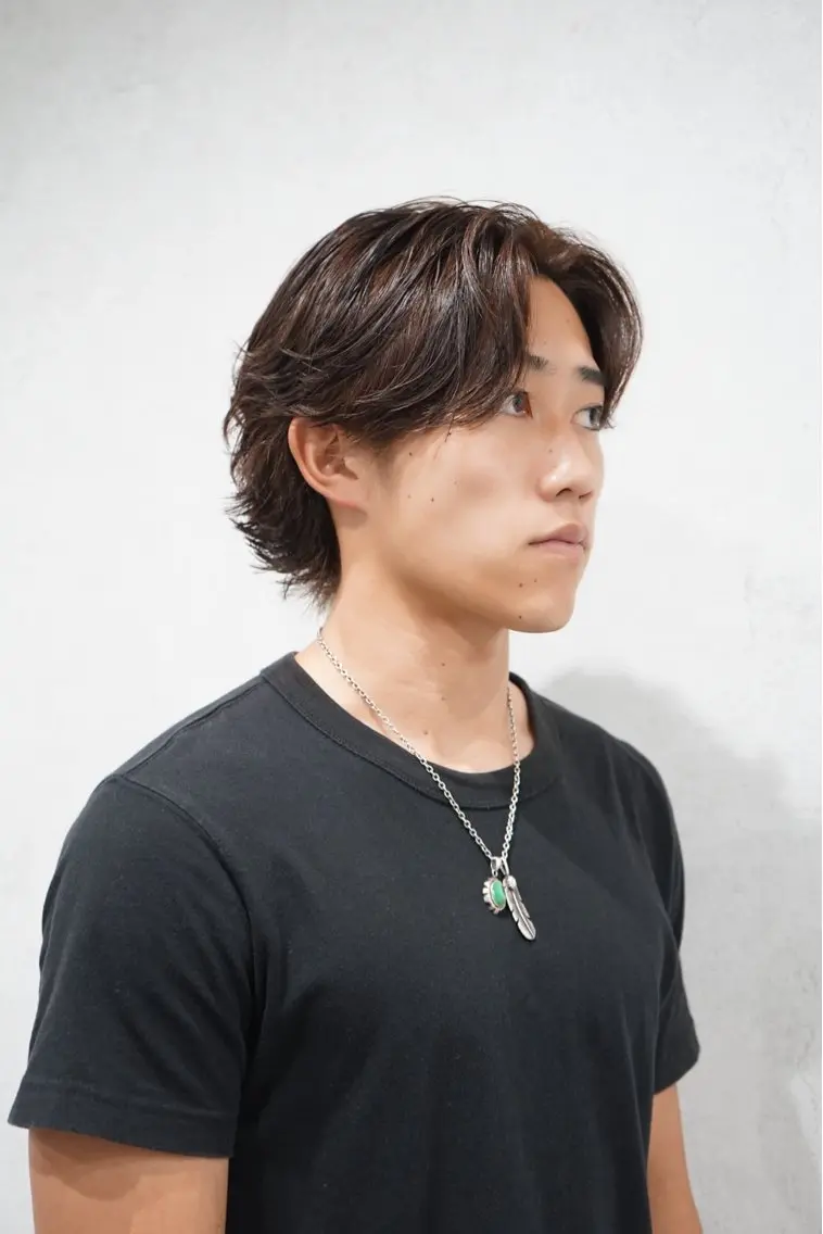 ミディアム パーマ men’s hair / 隼翔のヘアスタイル