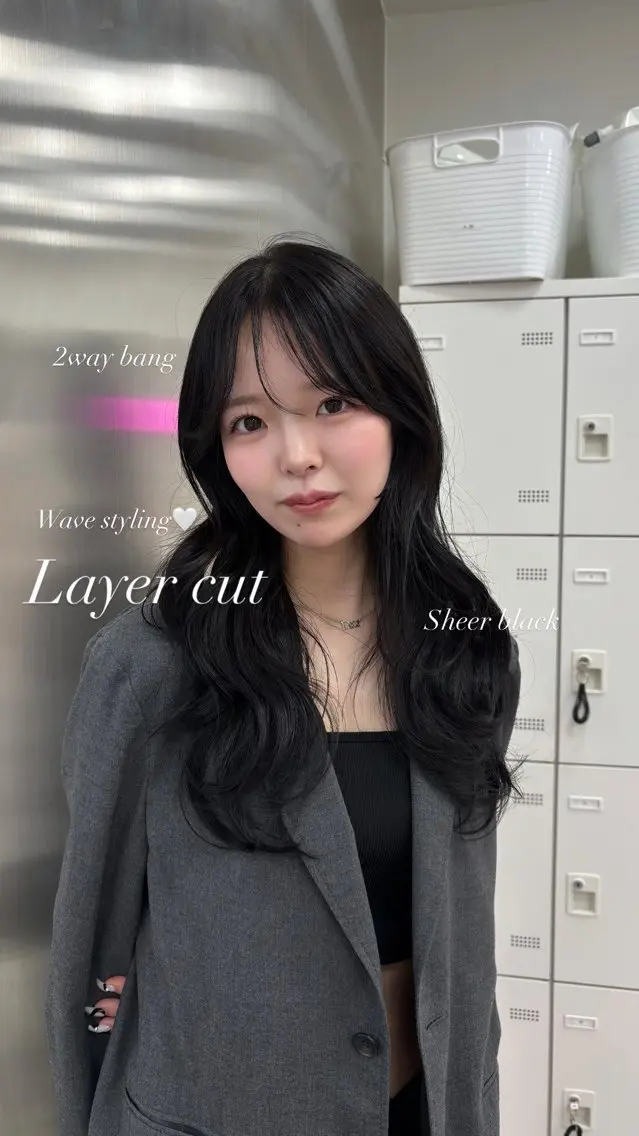 カラー 抜け感レイヤー︴ ニュアンスカラーのヘアスタイル
