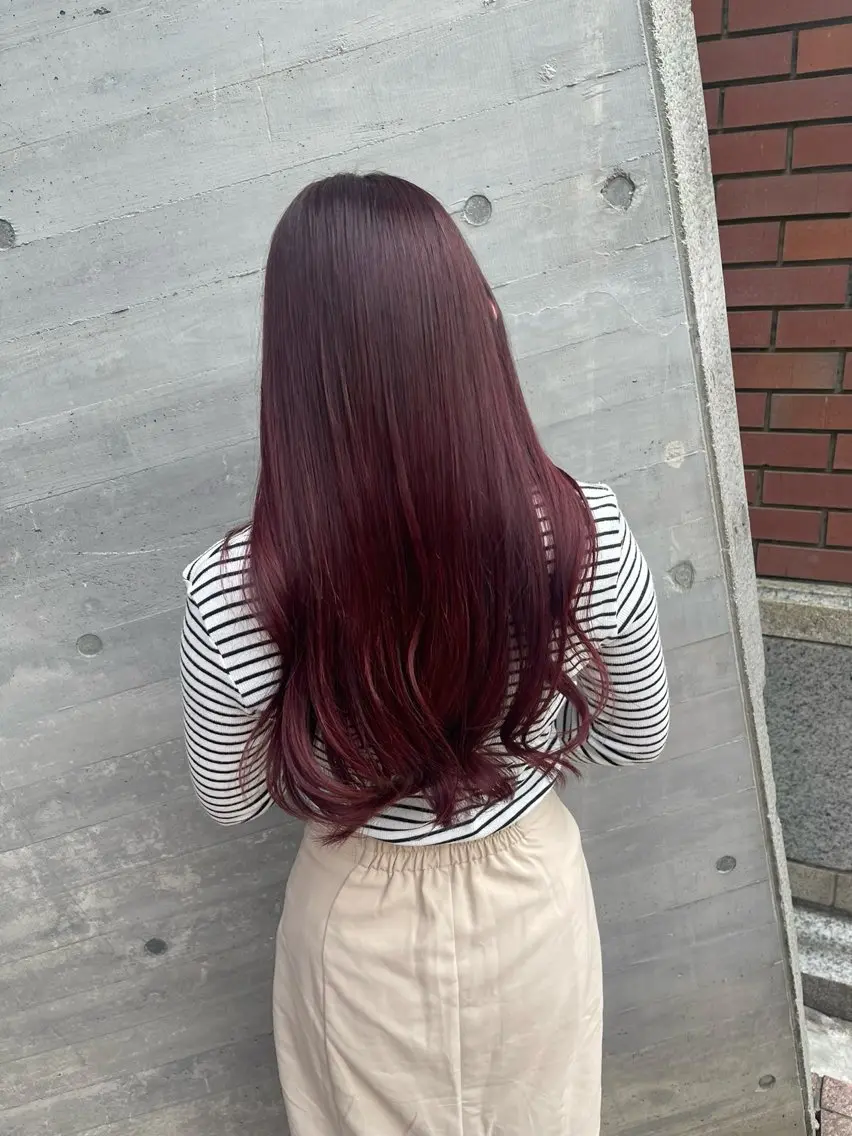 ロング カラー 🍒Ash国立 阿部妃南🍒のヘアスタイル