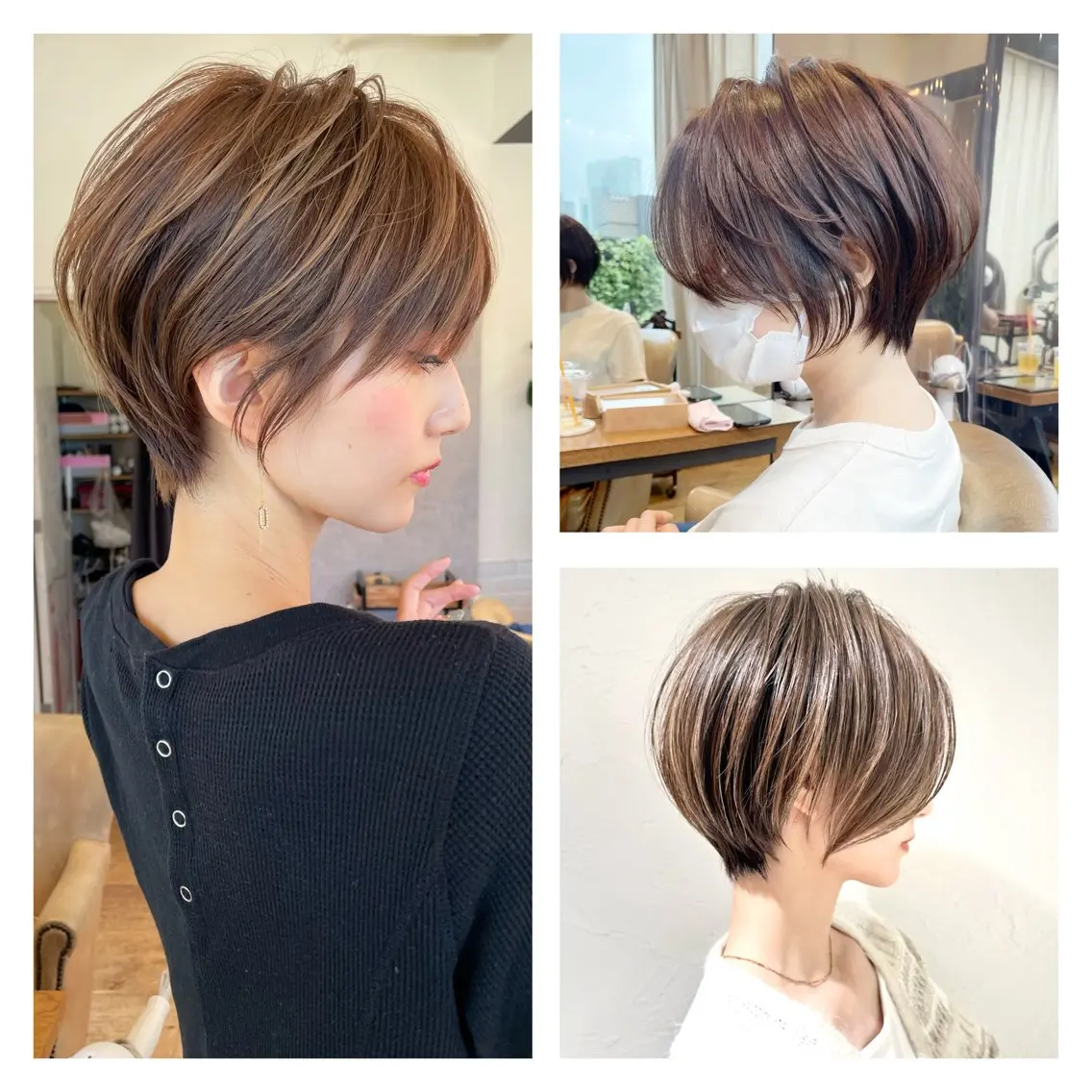 🌟ライト🌟似合わせカット＋白髪ぼかしカラー＋ヘアマスクトリートメント🫧の写真