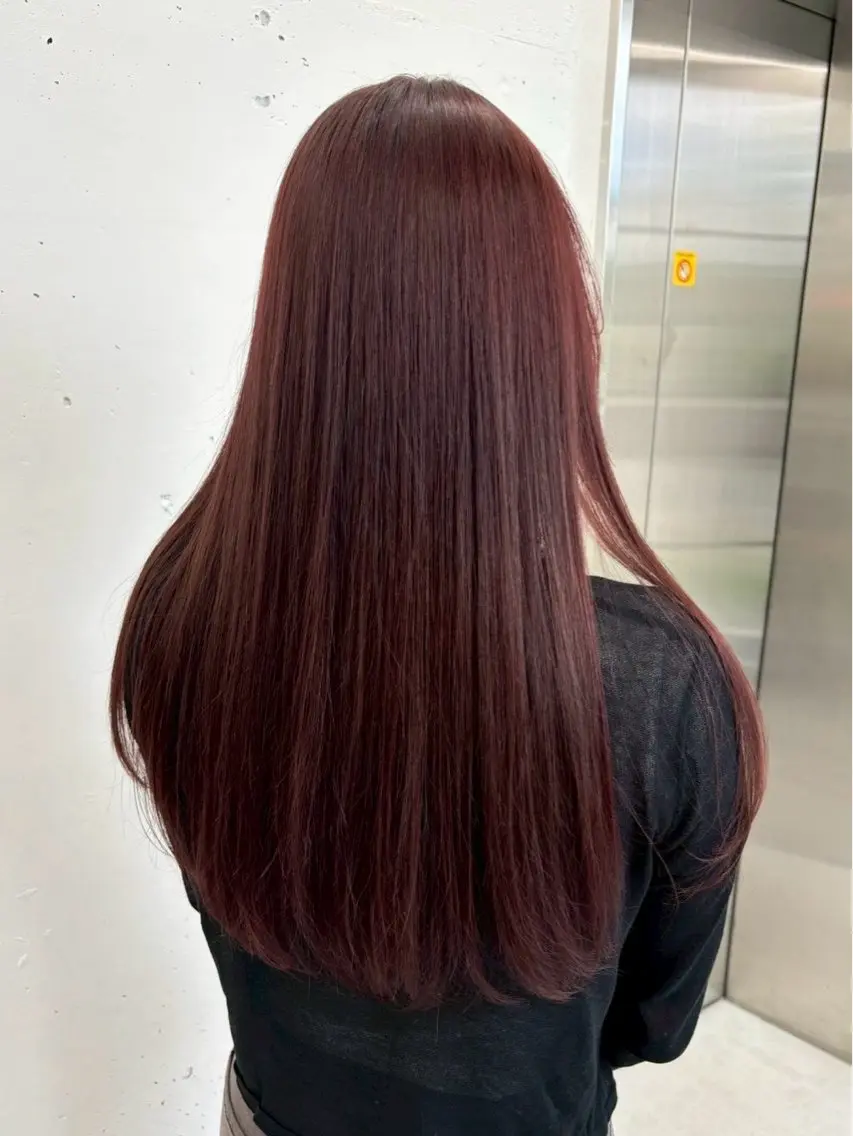カラー ヘアカラー 野内 柚那のヘアスタイル