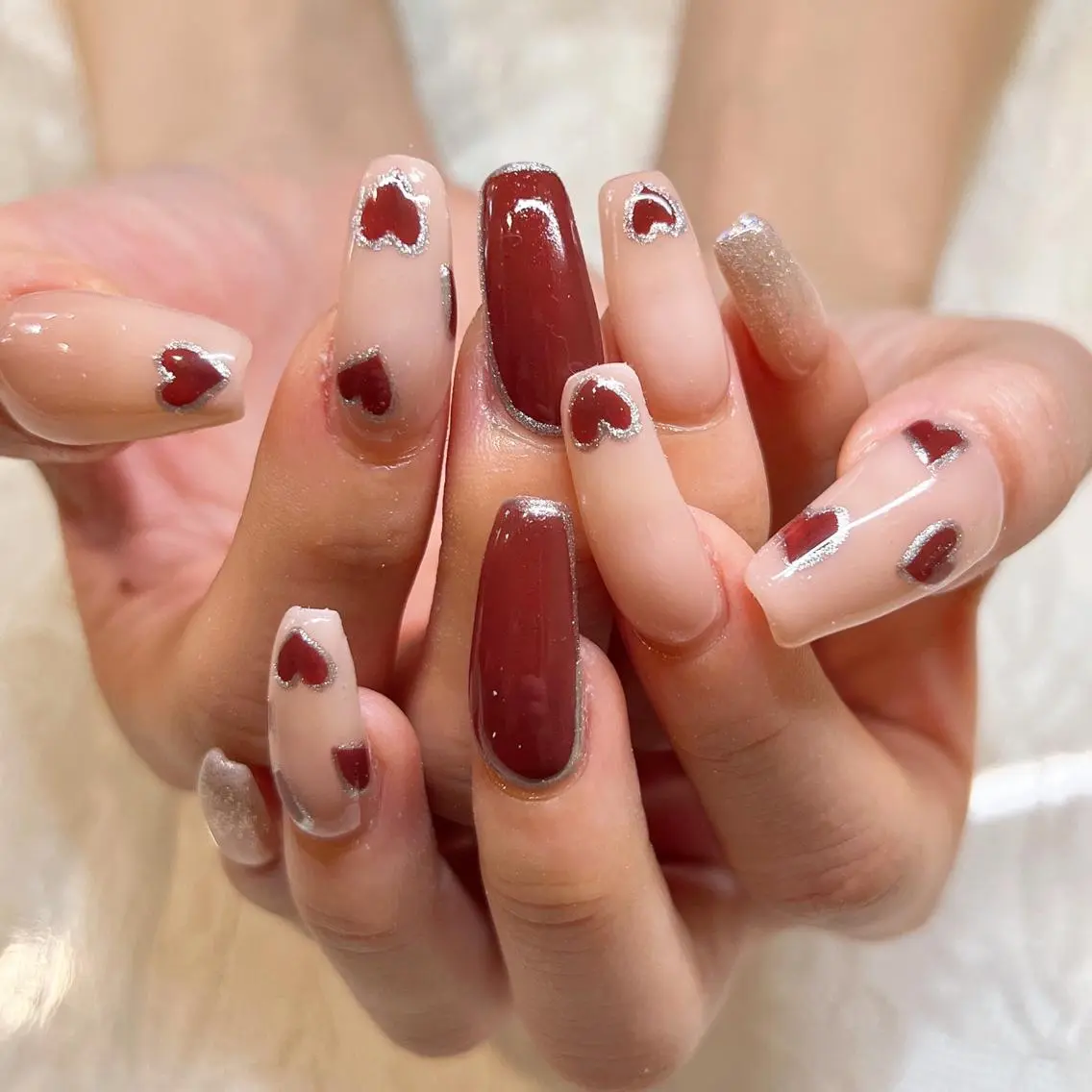 ネイル バレンタイン nailist yuiのネイルデザイン