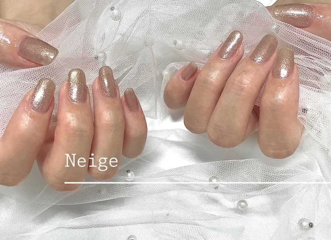 ネイル ハンドネイル Neige‪𓂃ai ＊梅津 / 松尾のネイルデザイン