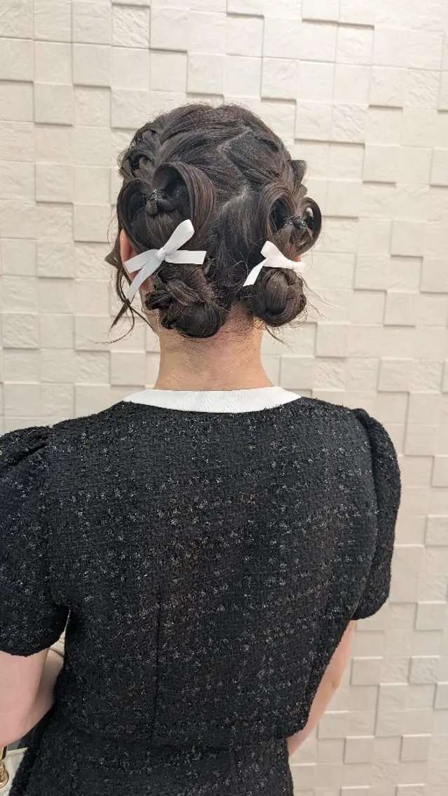 ヘアアレンジ 上田 麗菜のヘアスタイル