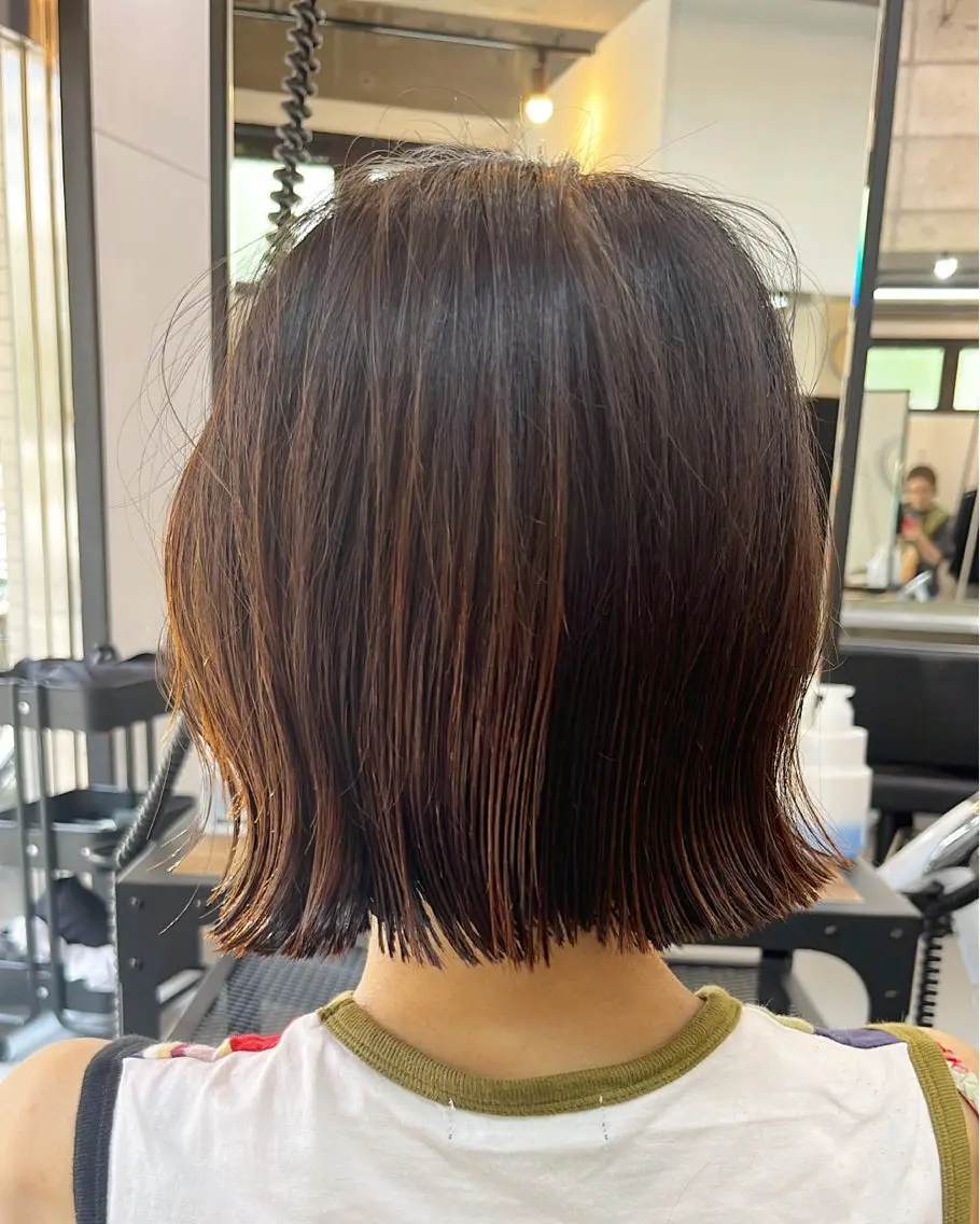ショート カラー 奥秋 理紗　sai xのヘアスタイル