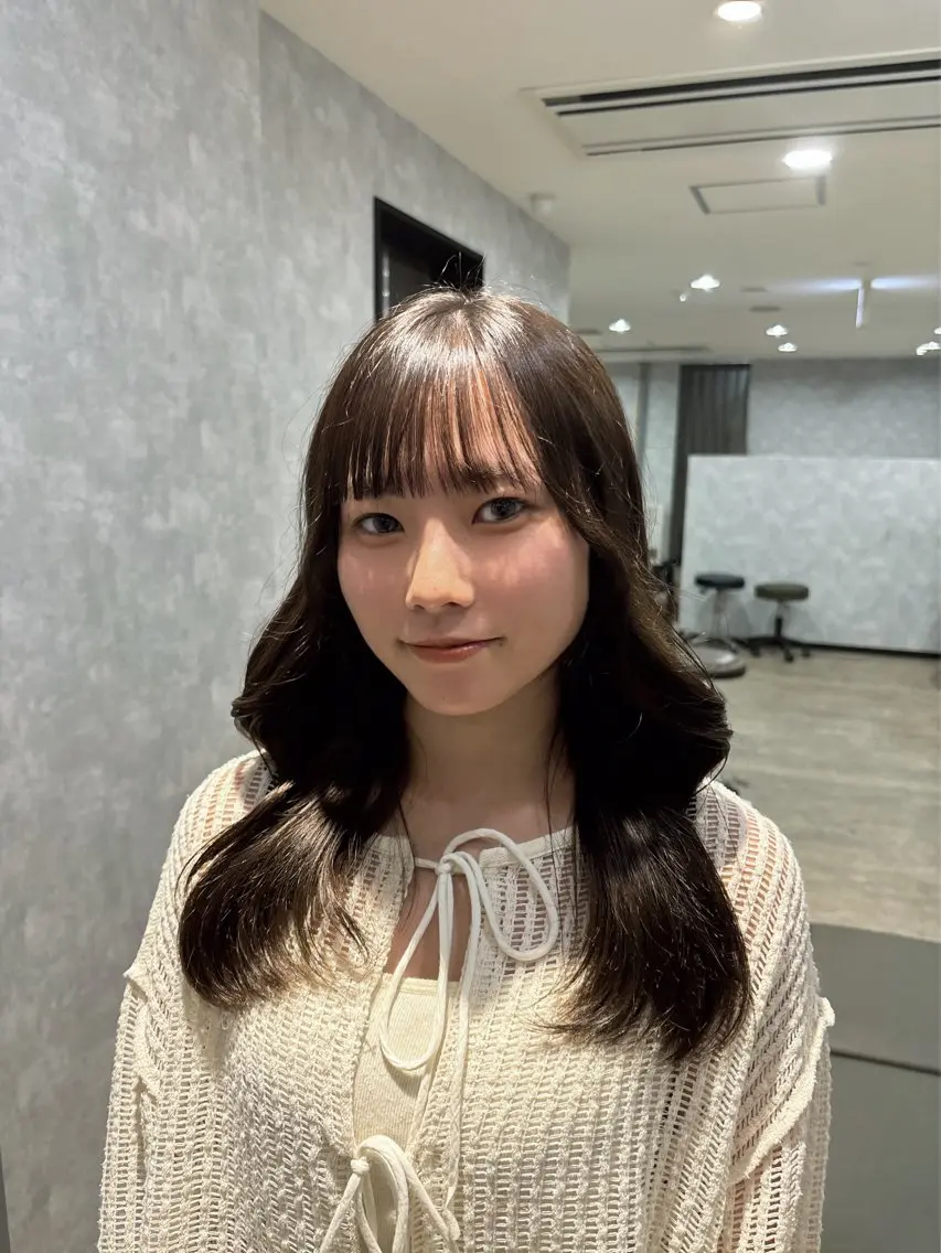 カラー 顔まわり/W カラー/リョウのヘアスタイル