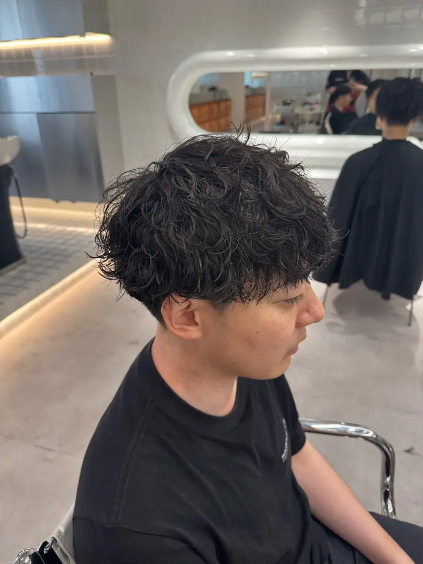 パーマ メンズ メンズパーマ ブリーチ/パーマ特化 片平和寿のヘアスタイル