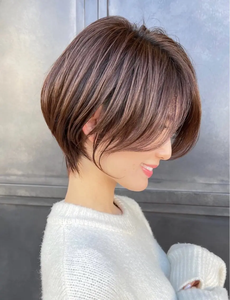 ショート 尾前 了守のヘアスタイル
