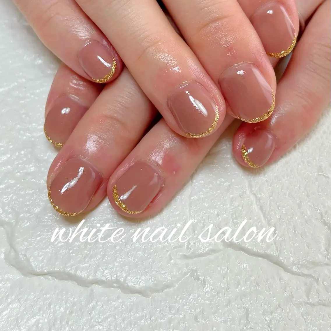 ネイル ホワイト ハンドネイル white nail salonのネイルデザイン