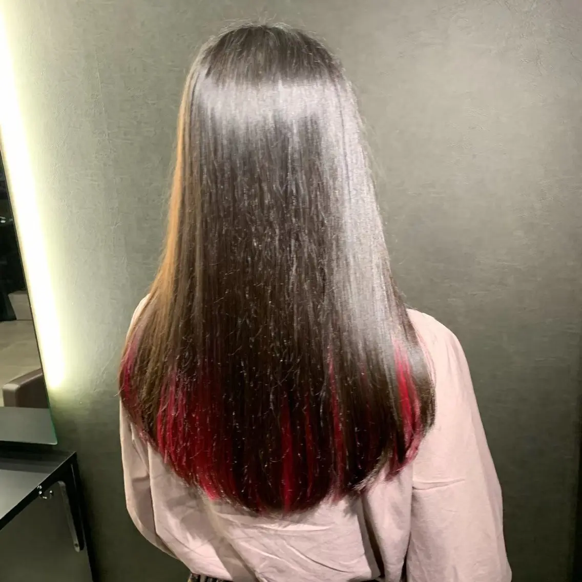 セミロング カラー 🥀ケアブリーチ🥀 一ノ瀬🥀のヘアスタイル