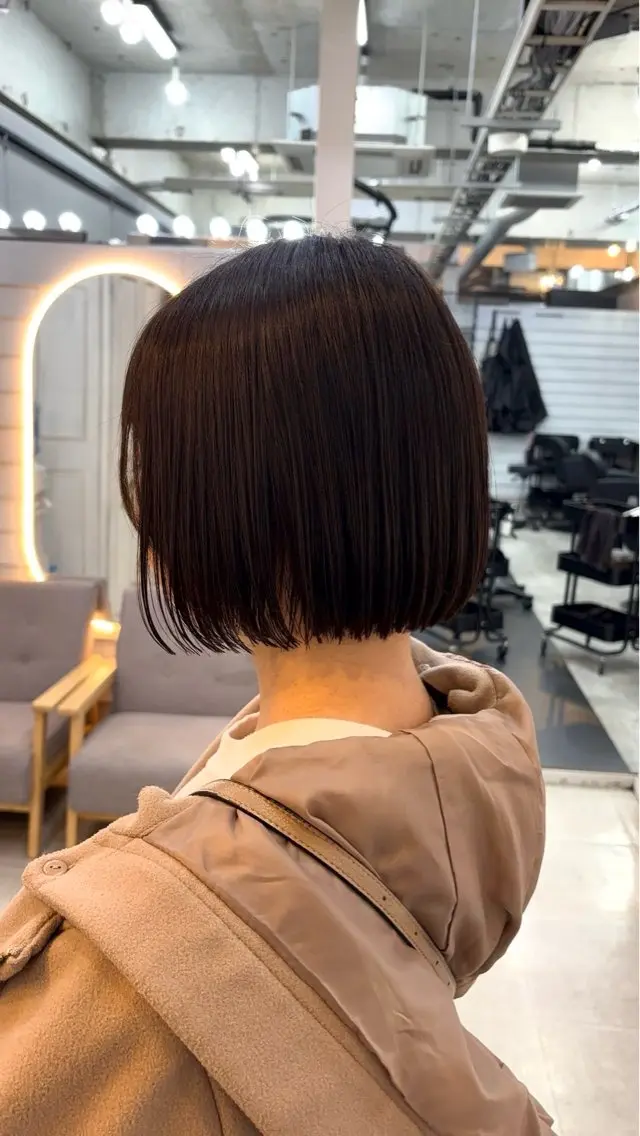 カラー ヘアカラー あべ みゅうのヘアスタイル