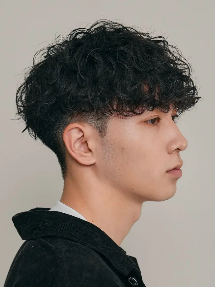 ショート パーマ メンズ カット 小倉 康聖のヘアスタイル
