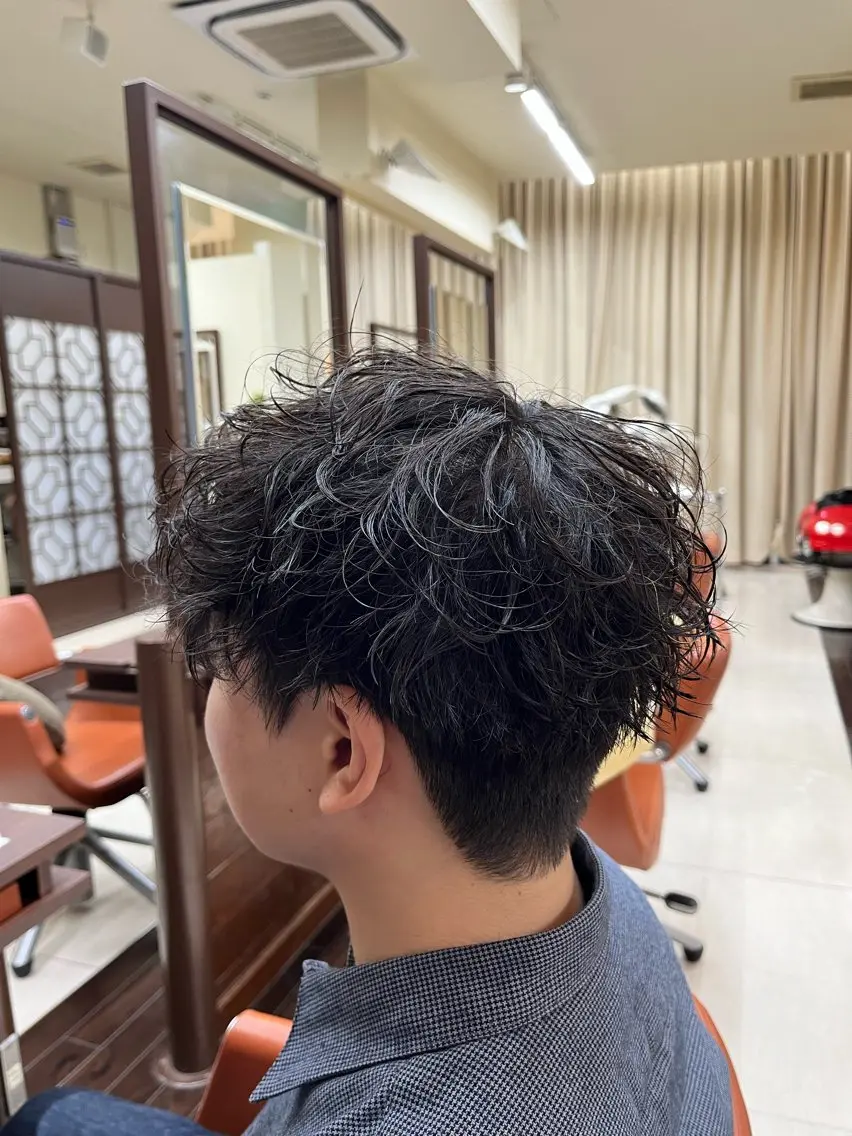 ショート パーマ メンズ メンズパーマ 🧊メンズ特化🧊 高木航希のヘアスタイル