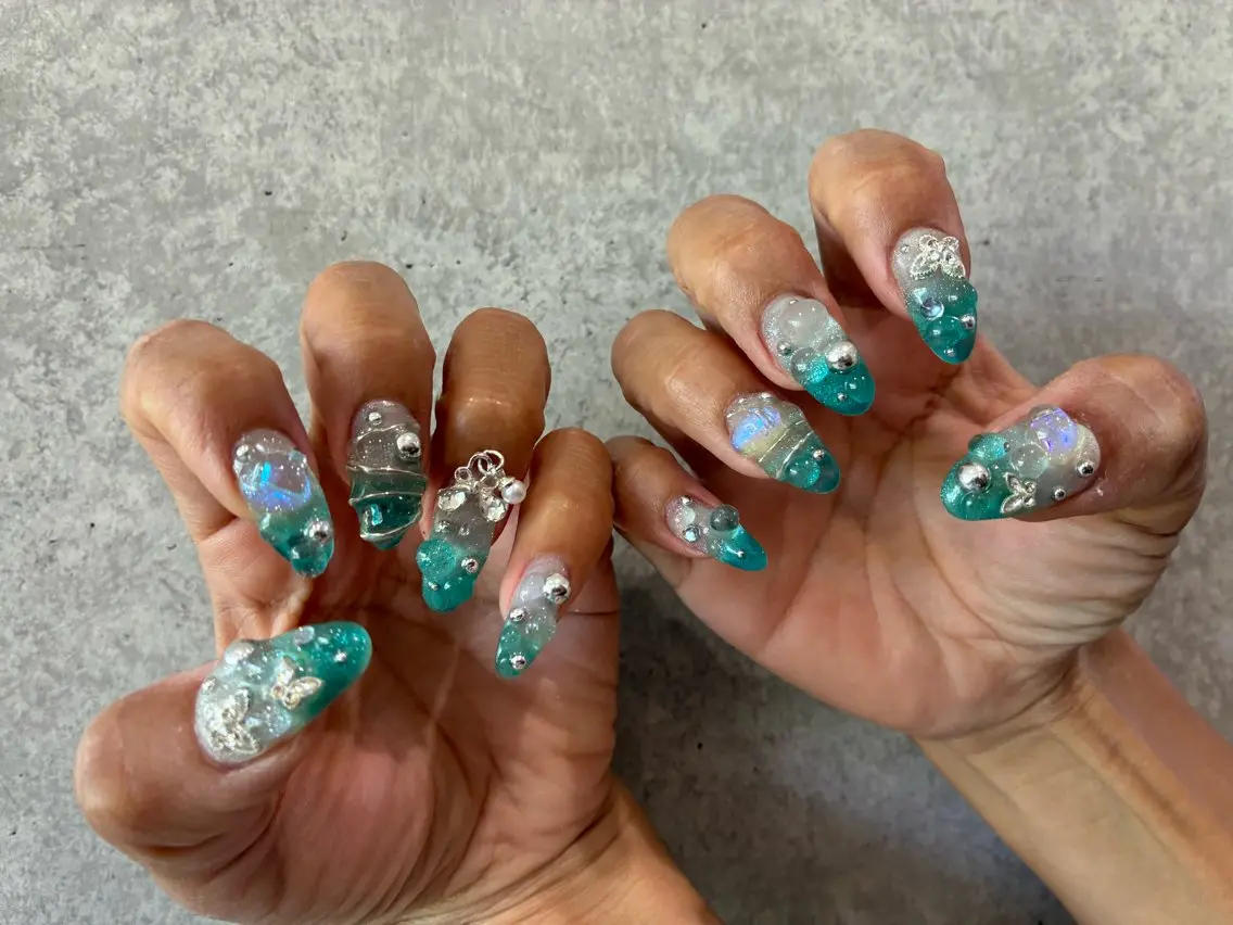 ネイル ジェルネイル ハードジェル 持ち込み nail room カジカジのネイルデザイン