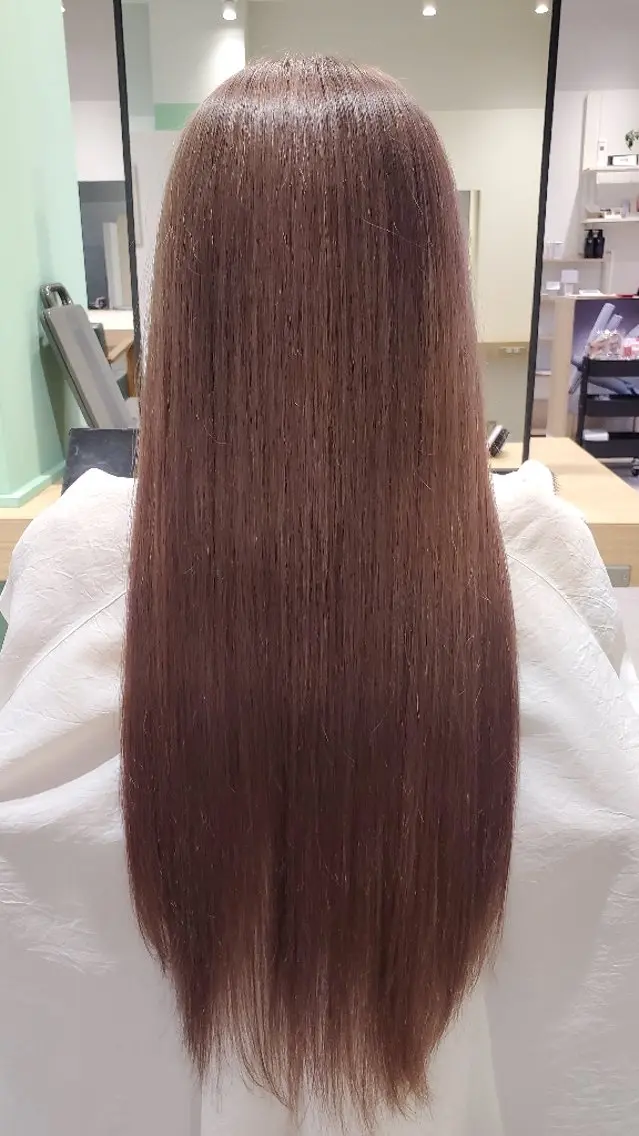 ロング カラー ベージュカラー ブリーチ 透明感カラー あさみ /スパ・ケアニストのヘアスタイル