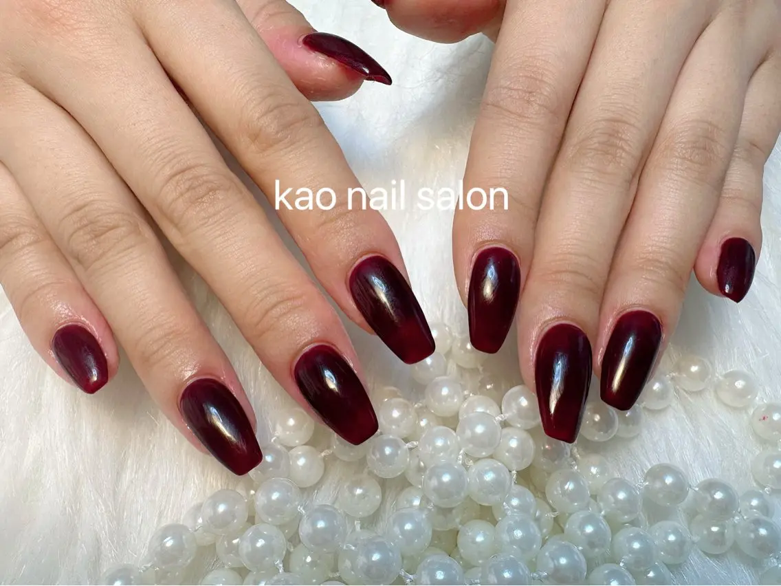 ネイル チークネイル 長さ出し フットネイル フレンチネイル ジェルネイル ハンドネイル kao nail マグネット/長さだしのネイルデザイン