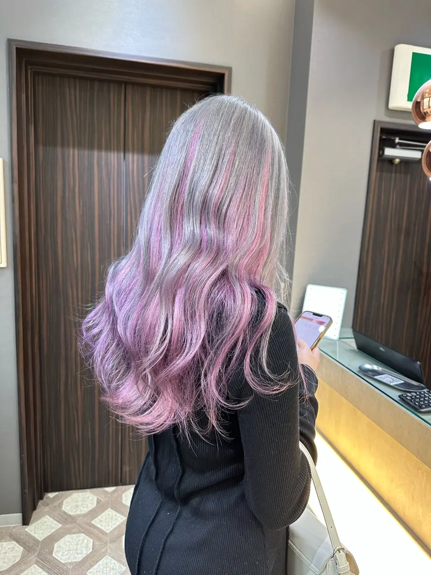 ミディアム カラー ヘアカラー トリートメント jill by gisel＿のヘアスタイル
