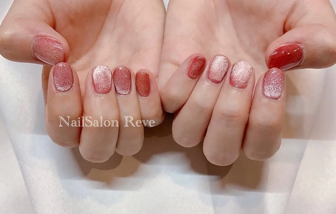 ネイル マグネットネイル ハンドネイル NailSalon Reveのネイルデザイン