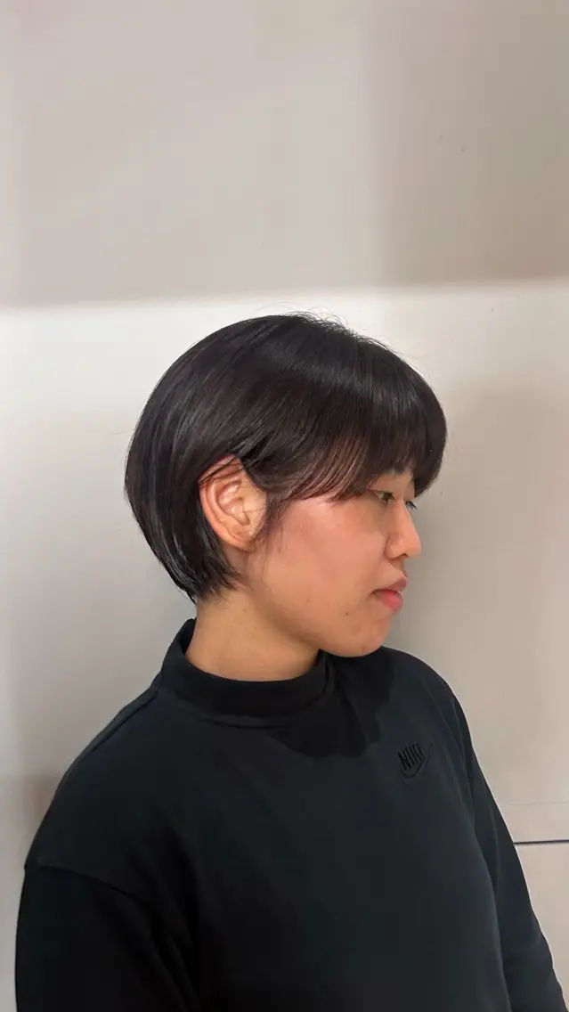 ショート ショートボブ 丸みショート ボブ ショートヘア 🌿ボブ パーマ高橋啓太🌿のヘアスタイル