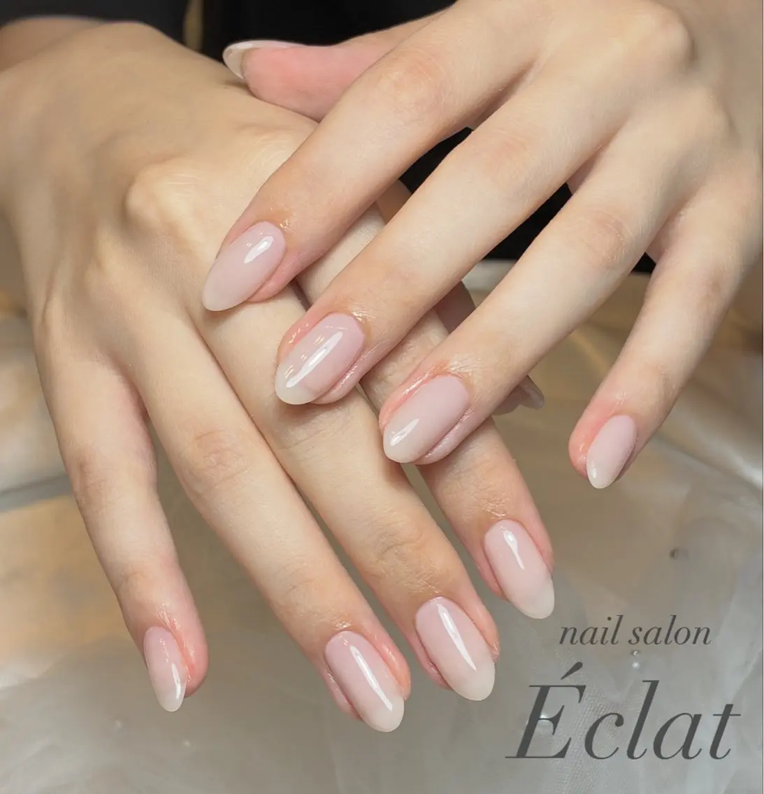 ネイル ワンカラーネイル ハンドネイル nail salon Éclatのネイルデザイン