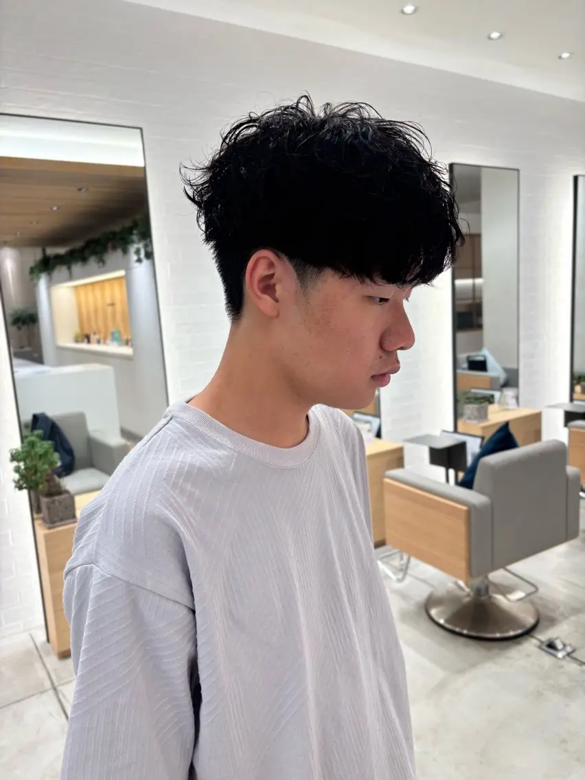パーマ 大人のメンズパーマ 専門美容師:植原瑞樹のヘアスタイル