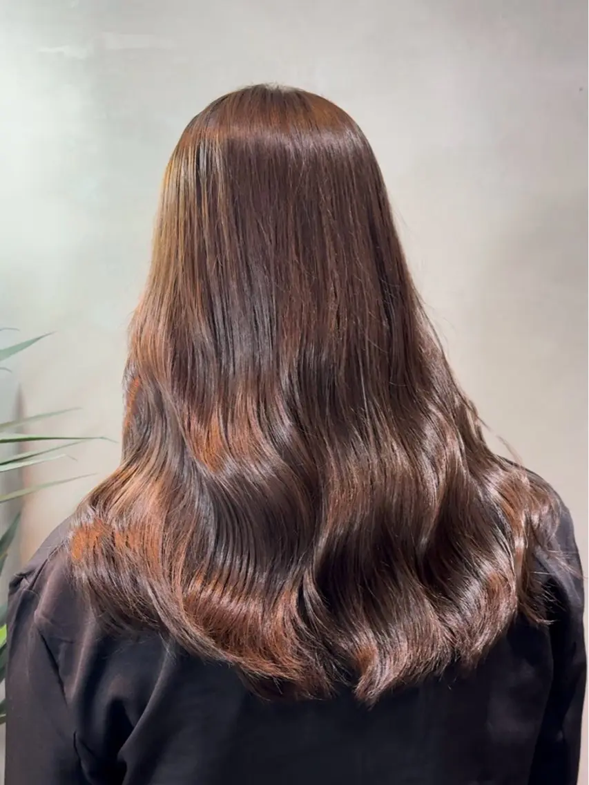 🌈【ナチュラルブラウンカラー】🤎カット付✂️の写真