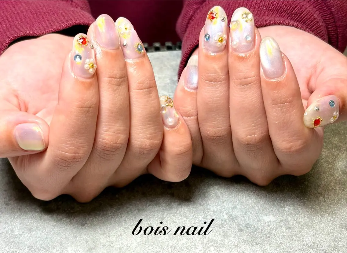 ネイル ハンドネイル bois nail ボワネイル北巽のネイルデザイン
