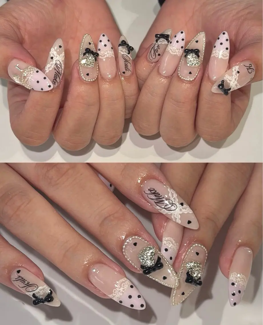 ネイル チークネイル ドット フットネイル フレンチネイル グラデーション ハンドネイル ハンドケア Nihonthy Nail 新宿のネイルデザイン