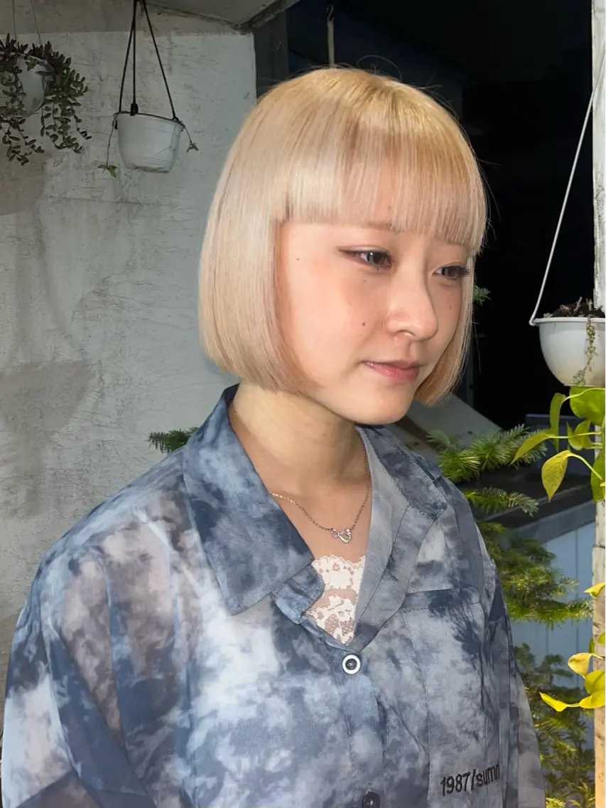 ショート カラー ヘアカラー ミユキ★☆★ 💛原宿／カラー♥️のヘアスタイル