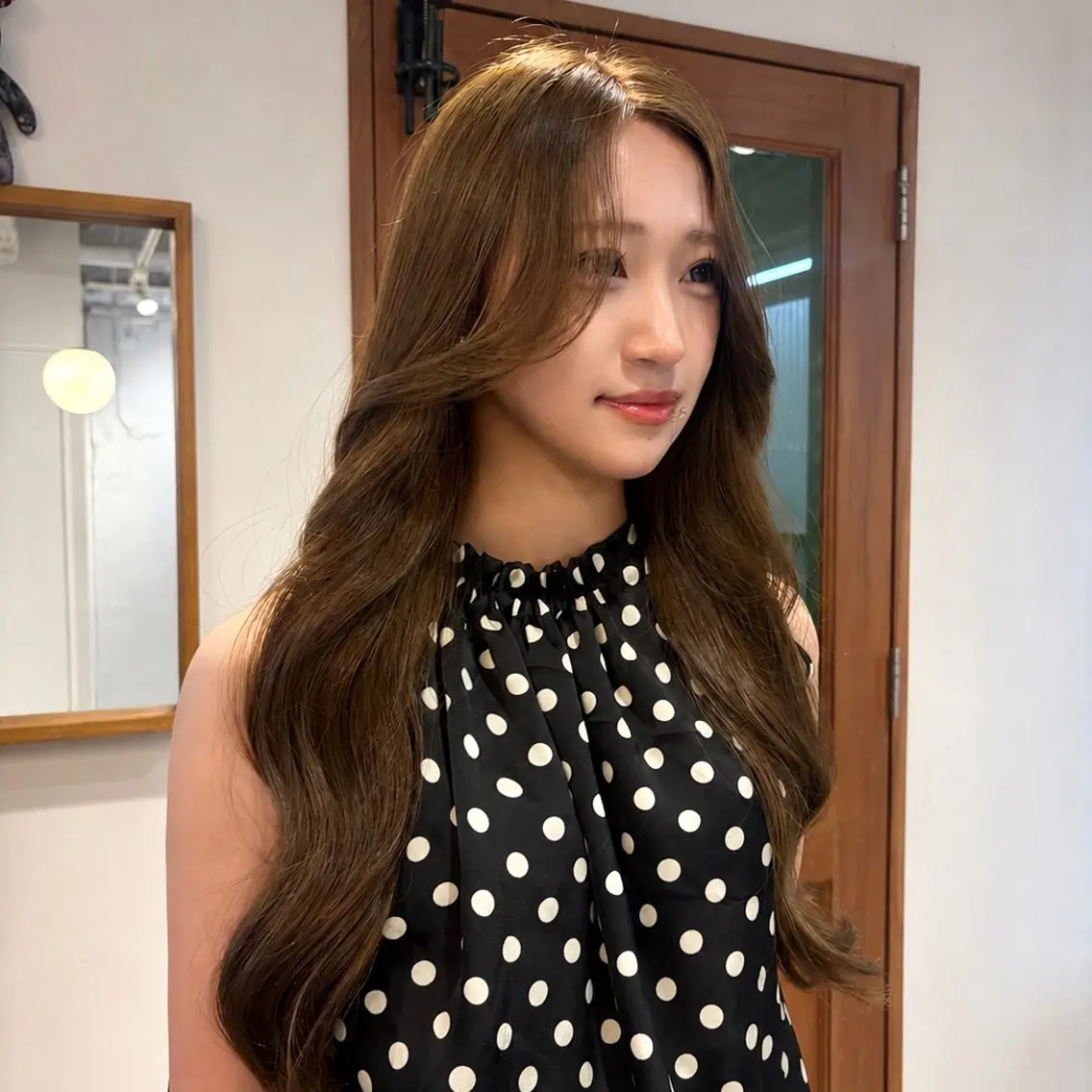 ロング カラー ブリーチ カット ヘアカラー satone 🩵のヘアスタイル