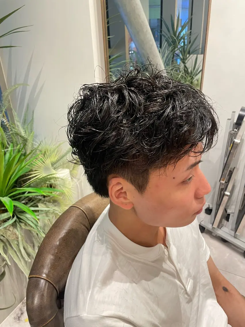 ✨24日限定✨メンズカットパーマ スタイルチェンジ🩵トリートメント付!の写真
