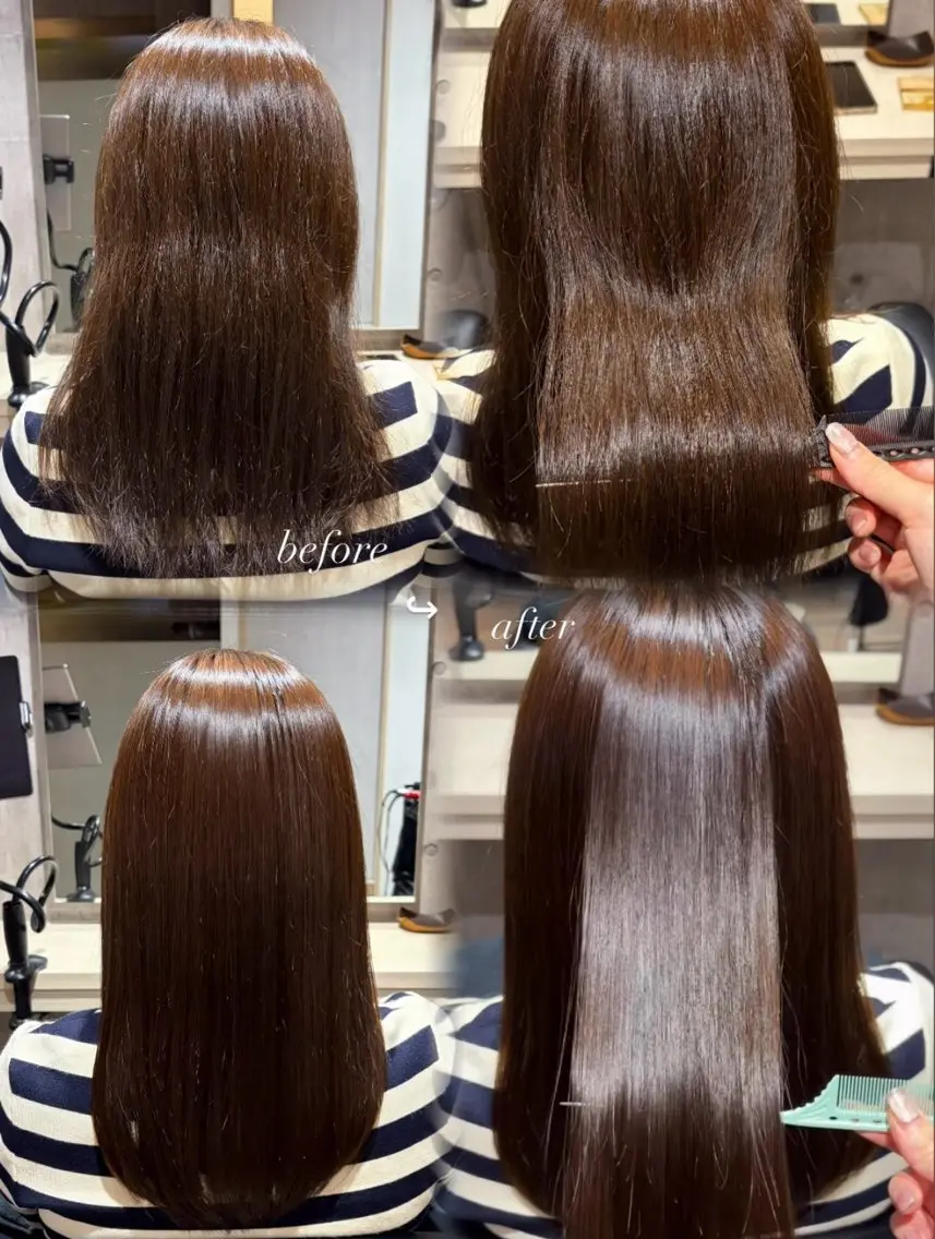 ロング YURI ［西大分／美髪矯正］のヘアスタイル