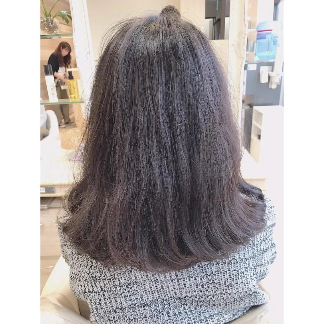 セミロング パーマ 髪質改善/茅ヶ崎 マツモト リョウのヘアスタイル