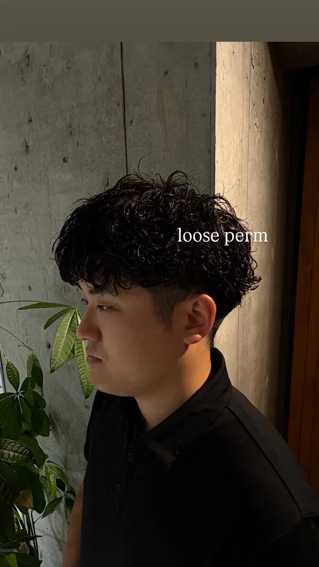 パーマ 槇野 皓介のヘアスタイル