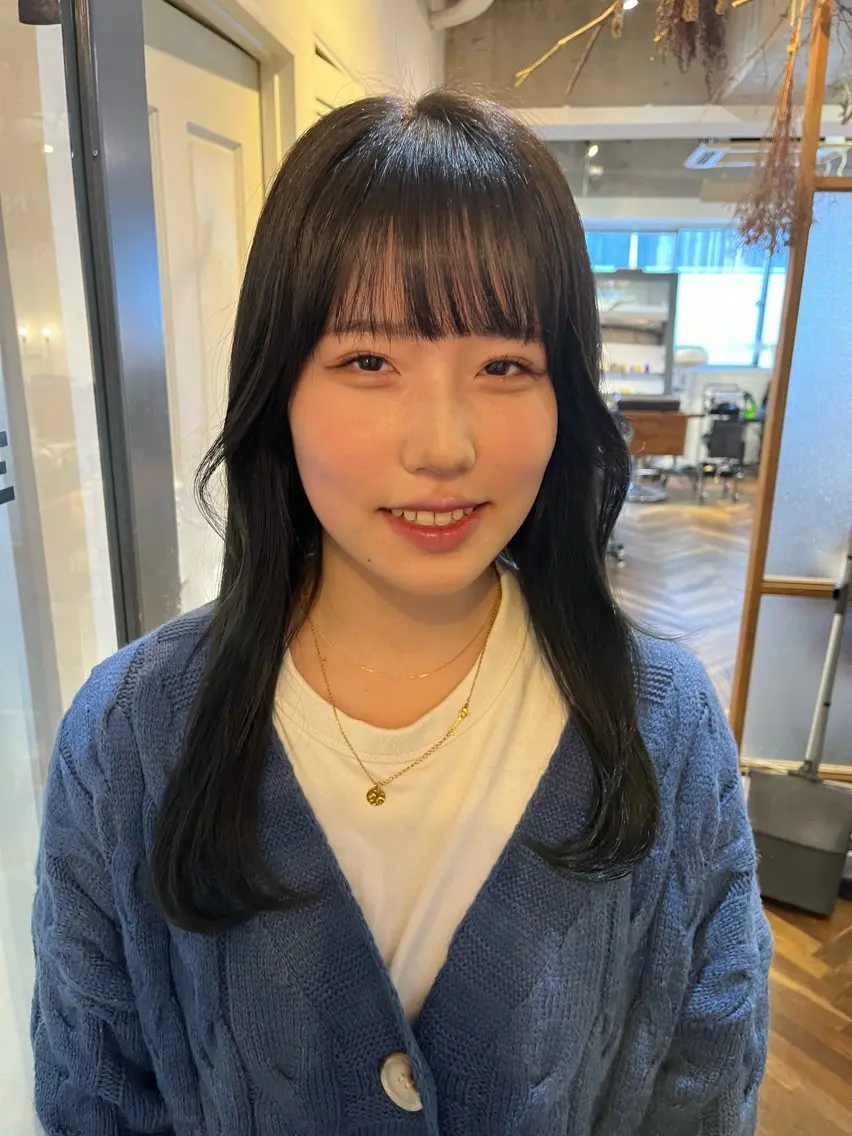 セミロング カラー ヘアカラー sora / 渋谷 / ハイトーンのヘアスタイル