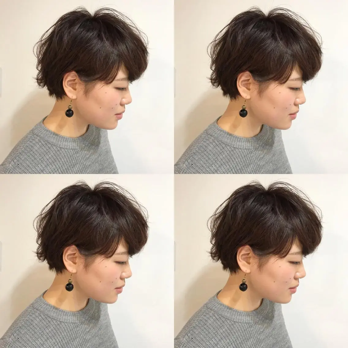 ショート カラー パーマ カット ヘアカラー パーマ トリートメント 嶋佐 昌大 シマサマオのヘアスタイル